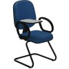 Cadeiras de escritório poltrona diretor aproximação base skin com prancheta escamoteável