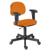 Cadeira digitador secretária giratória courvin laranja