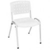 Cadeiras plsticas Sigma empilhveis branca