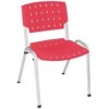 Cadeiras plsticas Sigma empilhveis vermelha