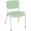 Cadeiras plsticas Sigma empilhveis verde claro