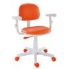 Cadeira digitador giratória Kids Color laranja