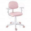 Cadeira digitador giratória Kids Color rosa bebê